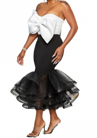 (Black)2023 Styles Women Sexy&Fashion Autumn/Winter TikTok&Instagram Styles Tube Maxi Dress