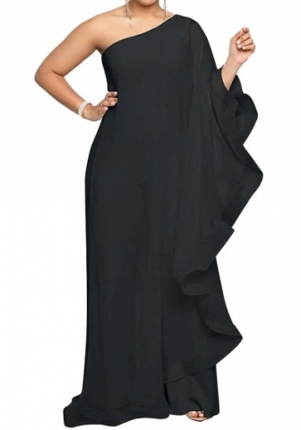 (Real Image)2023 Styles Women Sexy&Fashion Autumn/Winter TikTok&Instagram Styles Loose Solid Color Jumpsuit