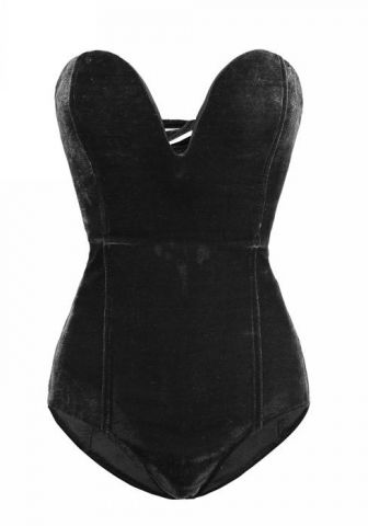 (Real Image)2023 Styles Women Christmas Sexy&Fashion Autumn/Winter TikTok&Instagram Styles Velvet Tube Bodysuit