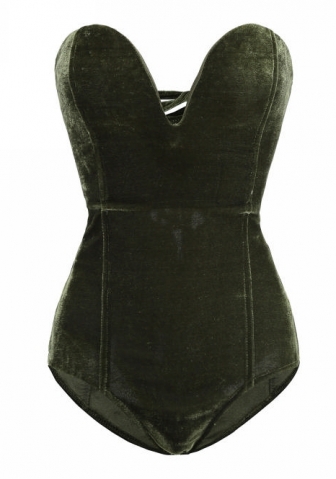 (Real Image)2023 Styles Women Christmas Sexy&Fashion Autumn/Winter TikTok&Instagram Styles Velvet Tube Bodysuit