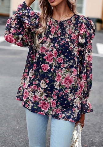 (Real Image)2023 Styles Women Sexy&Fashion Autumn/Winter TikTok&Instagram Styles Bohemian Floral Shirts