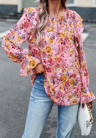 (Real Image)2023 Styles Women Sexy&Fashion Autumn/Winter TikTok&Instagram Styles Bohemian Floral Shirts