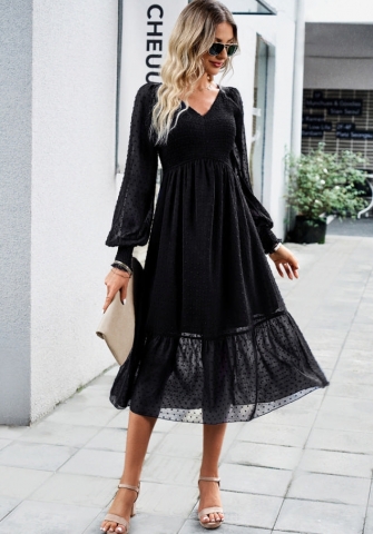 (Real Image)2023 Styles Women Sexy&Fashion Autumn/Winter TikTok&Instagram Styles Bohemian Long Sleeve Dress