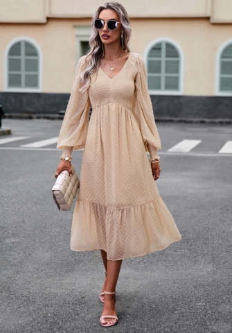 (Real Image)2023 Styles Women Sexy&Fashion Autumn/Winter TikTok&Instagram Styles Bohemian Long Sleeve Dress