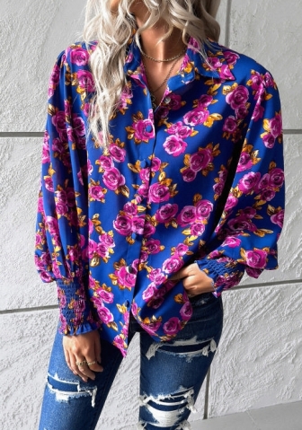 (Real Image)2023 Styles Women Sexy&Fashion Autumn/Winter TikTok&Instagram Styles Print Front Button Shirts