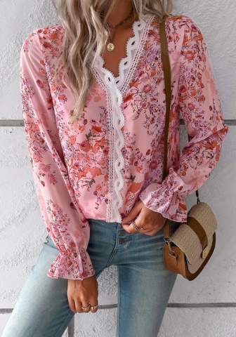 (Real Image)2023 Styles Women Sexy&Fashion Autumn/Winter TikTok&Instagram Styles Floral Shirts