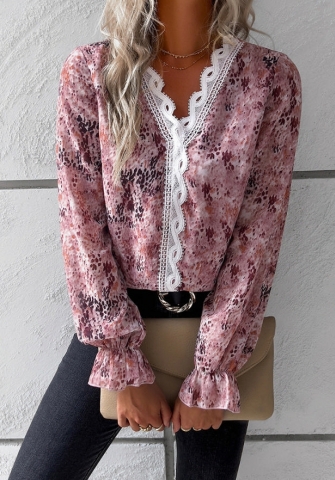 (Real Image)2023 Styles Women Sexy&Fashion Autumn/Winter TikTok&Instagram Styles Floral Shirts