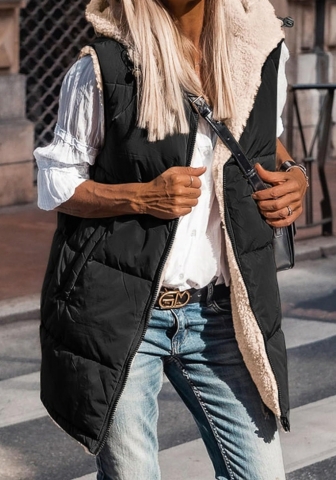 (Real Image)2023 Styles Women Sexy&Fashion Autumn/Winter TikTok&Instagram Styles Open Sleeveless Coat