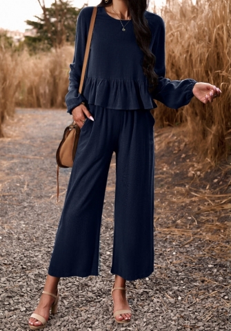 (Real Image)2023 Styles Women Sexy&Fashion Autumn/Winter TikTok&Instagram Styles Bohemian Loose Two Piece Suit