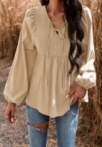 (Real Image)2023 Styles Women Sexy&Fashion Autumn/Winter TikTok&Instagram Styles Bohemian Lace Up Shirts