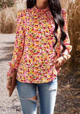 (Real Image)2023 Styles Women Sexy&Fashion Autumn/Winter TikTok&Instagram Styles Floral Shirts