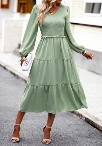 (Real Image)2023 Styles Women Sexy&Fashion Autumn/Winter TikTok&Instagram Styles Bohemian Long Sleeve Hem Maxi Dress