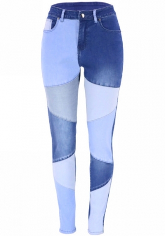 (Real Image)2023 Styles Women Sexy&Fashion Autumn/Winter TikTok&Instagram Styles Contrast Color Jeans Long Pants