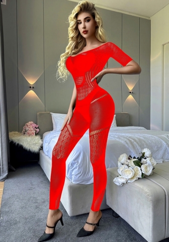 2023 Styles Women Sexy&Fashion Autumn/Winter TikTok&Instagram Styles Short Sleeve Lace Jumpsuit