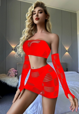 (Real Image)2023 Styles Women Sexy&Fashion Autumn/Winter TikTok&Instagram Styles Lace Two Piece Dress