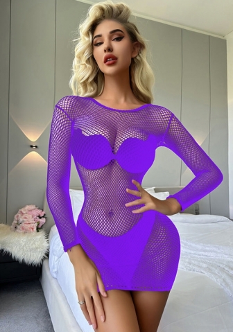 2023 Styles Women Sexy&Fashion Autumn/Winter TikTok&Instagram Styles Short Sleeve Lace Hollow Net Mini Dress