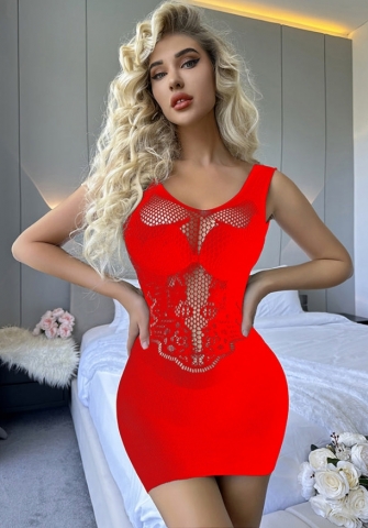 2023 Styles Women Sexy&Fashion Autumn/Winter TikTok&Instagram Styles Short Sleeve Lace Mini Dress
