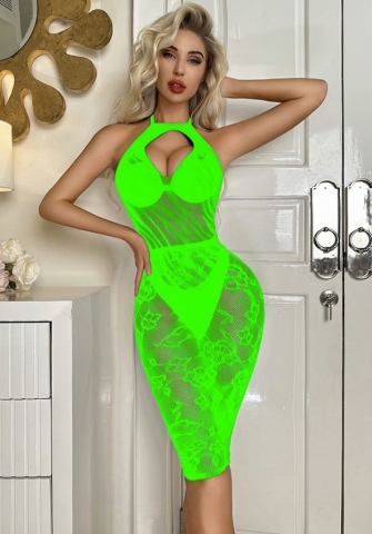 2023 Styles Women Sexy&Fashion Autumn/Winter TikTok&Instagram Styles Short Sleeve Lace Midi Dress