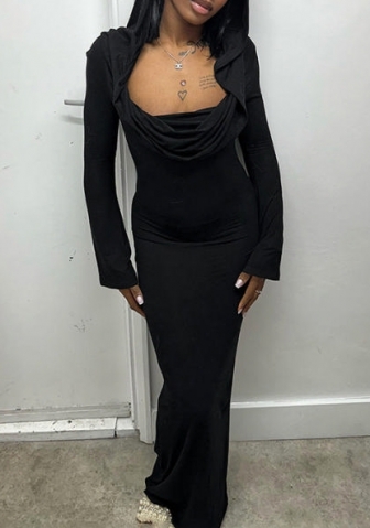 (Real Image)2023 Styles Women Sexy&Fashion Autumn/Winter TikTok&Instagram Styles Long Sleeve Maxi Dress