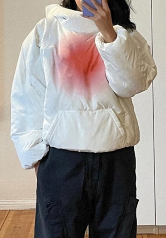 (Only Tops)(Real Image)2023 Styles Women Sexy&Fashion Autumn/Winter TikTok&Instagram Styles White Hoodie Coat