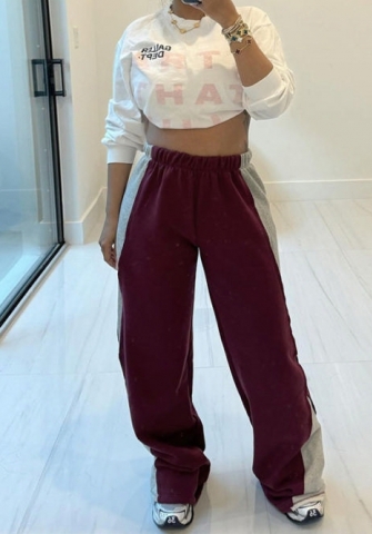 (Only Bottom)(Red)2023 Styles Women Sexy&Fashion Autumn/Winter TikTok&Instagram Styles Loose Long Pants