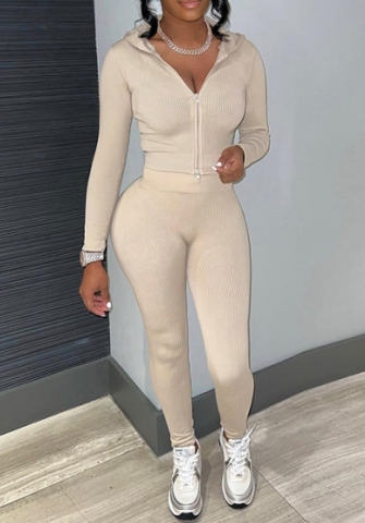 (Khaki)2023 Styles Women Sexy&Fashion Autumn/Winter TikTok&Instagram Styles Two Piece Suit