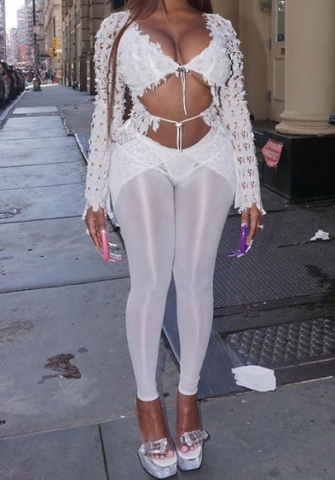 (Real Image)2023 Styles Women Sexy&Fashion Autumn/Winter TikTok&Instagram Styles Lace Two Piece Suit