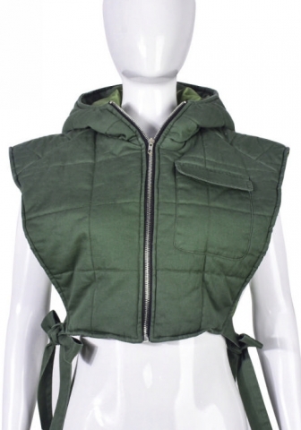 (Only Tops)(Real Image)2023 Styles Women Sexy&Fashion Autumn/Winter TikTok&Instagram Styles Sleeveless Front Coat