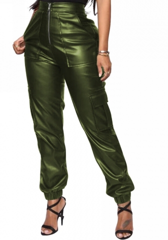 (Real Image)2023 Styles Women Sexy&Fashion Autumn/Winter TikTok&Instagram Styles PU Long Pants