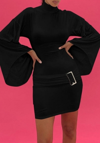(Real Image)2023 Styles Women Sexy&Fashion Autumn/Winter TikTok&Instagram Styles Irregular Long Sleeve Mini Dress