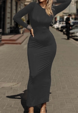 (Real Image)2023 Styles Women Sexy&Fashion Autumn/Winter TikTok&Instagram Styles Hoodie Long Sleeve Maxi Dress