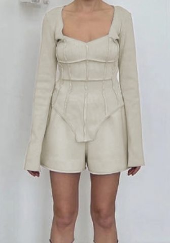 (Only Tops)(Apricot)2023 Styles Women Sexy&Fashion Autumn/Winter TikTok&Instagram Styles Long Sleeve Round Neck Tops