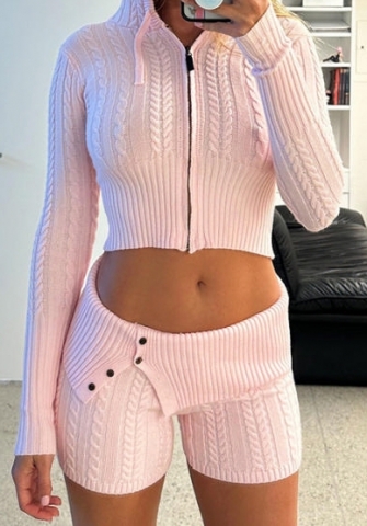 (Real Image)2023 Styles Women Sexy&Fashion Autumn/Winter TikTok&Instagram Styles Sweater Short Two Piece Suit