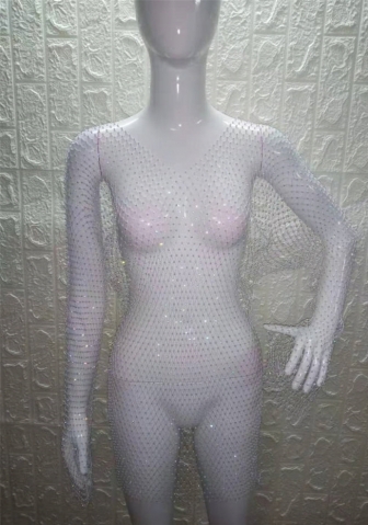 (White V Neck)2023 Styles Women Sexy&Fashion Autumn/Winter TikTok&Instagram Styles Sequins V Neck Mini Dress