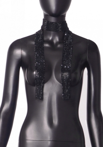(Only Scarf)(Black)2023 Styles Women Sexy&Fashion Autumn/Winter TikTok&Instagram Styles Sequins Scarf