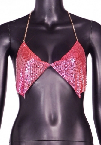 (Colorful)2023 Styles Women Sexy&Fashion Autumn/Winter TikTok&Instagram Styles Sequins Bar Tops