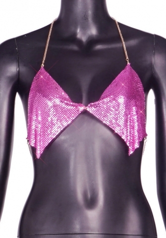 (Rose)2023 Styles Women Sexy&Fashion Autumn/Winter TikTok&Instagram Styles Sequins Bar Tops
