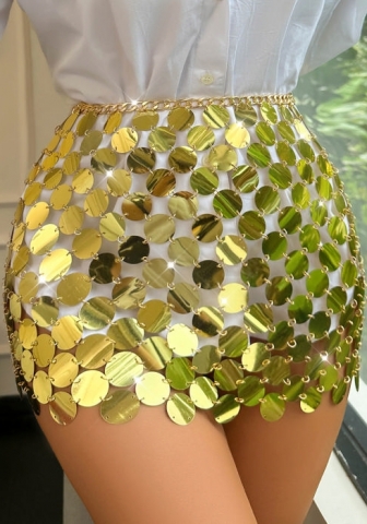 (Golden)2023 Styles Women Sexy&Fashion Autumn/Winter TikTok&Instagram Styles Sequins Skirts