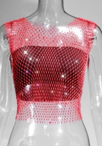 (Red)2023 Styles Women Sexy&Fashion Autumn/Winter TikTok&Instagram Styles Sequins V Neck Tops