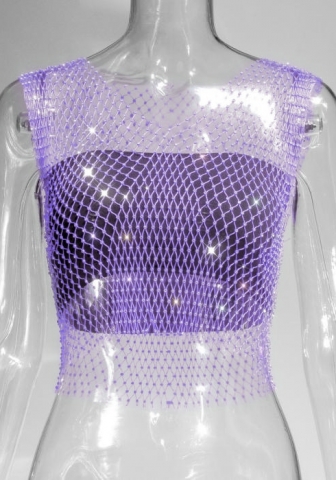 (Purple)2023 Styles Women Sexy&Fashion Autumn/Winter TikTok&Instagram Styles Sequins V Neck Tops