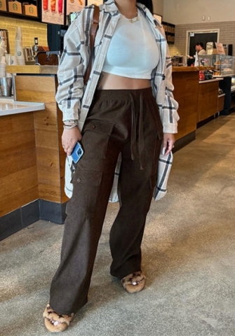 (Real Image)2023 Styles Women Sexy&Fashion Autumn/Winter TikTok&Instagram Styles Loose Long Pants
