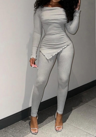 (Real Image)2023 Styles Women Sexy&Fashion Autumn/Winter TikTok&Instagram Styles Irregular Two Piece Suit