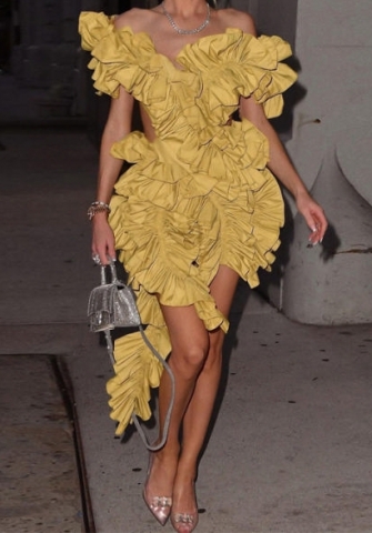 (Real Image)2023 Styles Women Sexy&Fashion Autumn/Winter TikTok&Instagram Styles Flower Club Dress