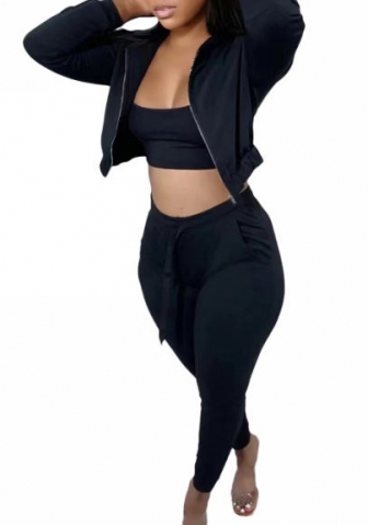 (Real Image)2023 Styles Women Sexy&Fashion Autumn/Winter TikTok&Instagram Styles Hoodie Three Piece Suit