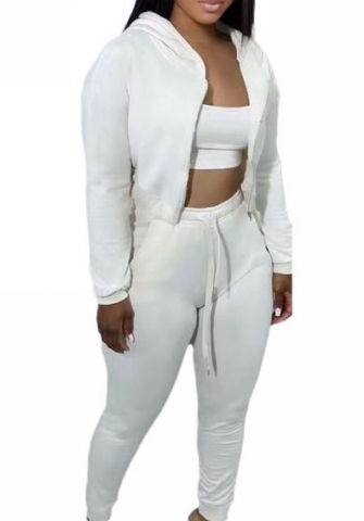 (Real Image)2023 Styles Women Sexy&Fashion Autumn/Winter TikTok&Instagram Styles Hoodie Three Piece Suit