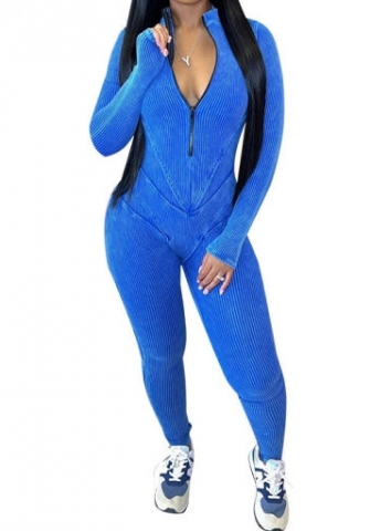 (Real Image)2023 Styles Women Sexy&Fashion Autumn/Winter TikTok&Instagram Styles V Neck Long Sleeve Jumpsuit