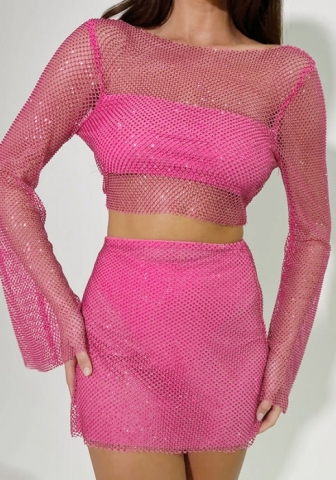 (Real Image)2023 Styles Women Sexy&Fashion Autumn/Winter TikTok&Instagram Styles Net Two Piece Dress