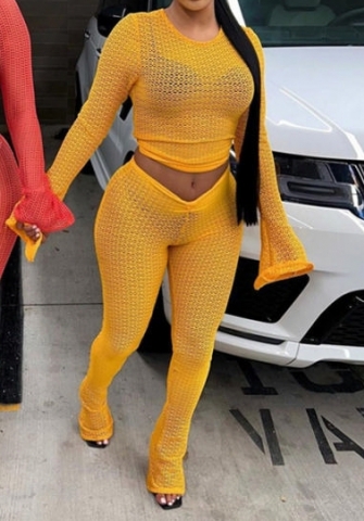 (Yellow)2023 Styles Women Sexy&Fashion Autumn/Winter TikTok&Instagram Styles Two Piece Suit