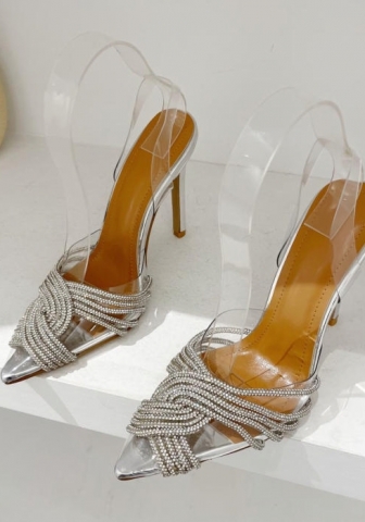 (Real Image)2024 Styles Women Sexy&Fashion Sprint/Summer TikTok&Instagram Styles Sequins High Heels