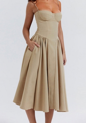 (Real Image)2024 Styles Women Sexy&Fashion Sprint/Summer TikTok&Instagram Styles Bohemian Midi Dress